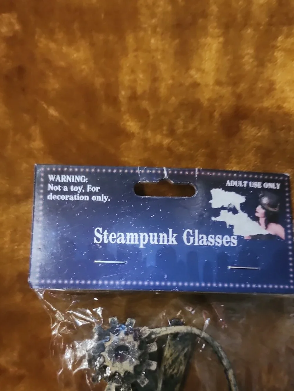 (6pc) Steampunk Party Glasses in Distressed Bronze